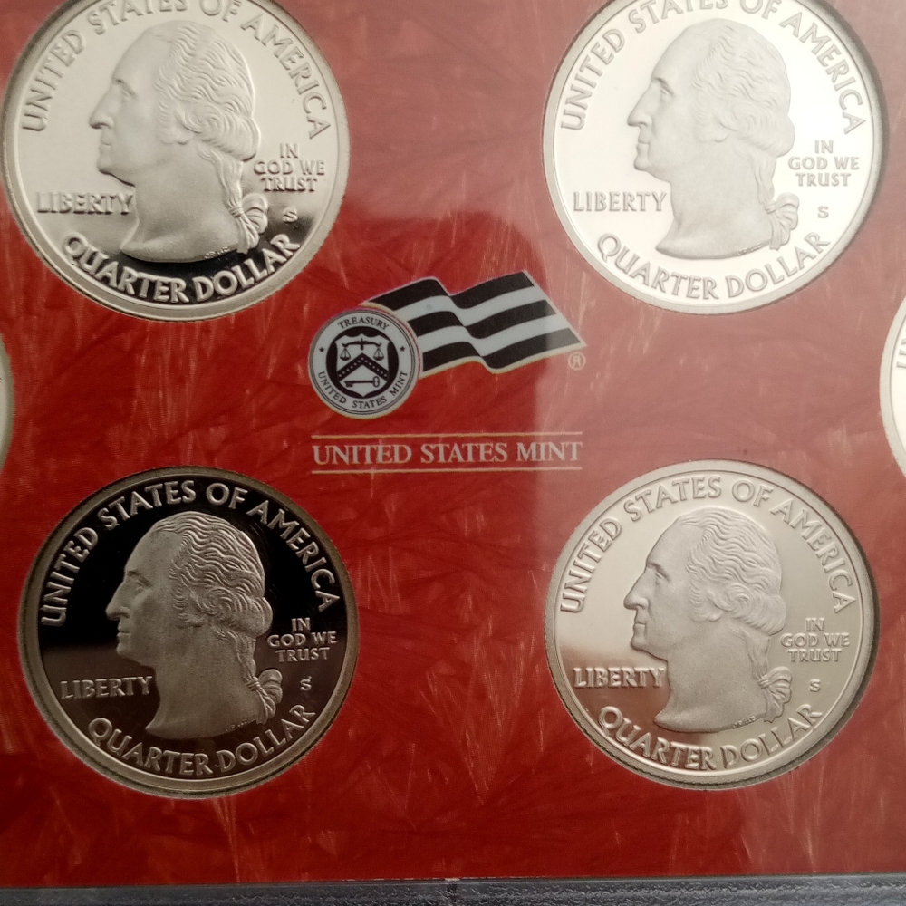 Proof Silver Quarter 70 Proof Gem - image 2